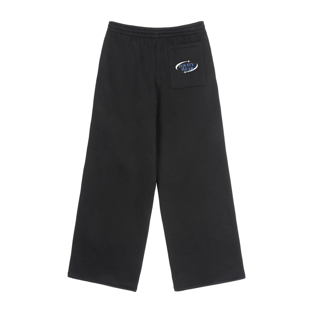 Fleece Drawstring Straight-Leg Sweatpants