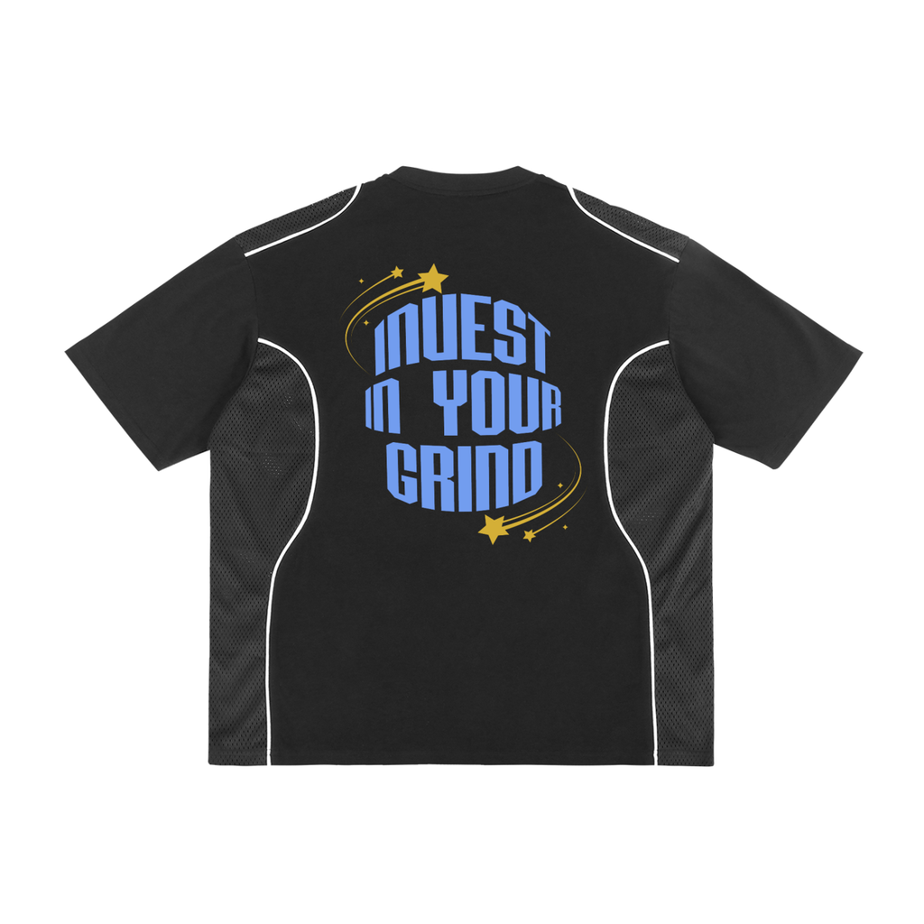 Contrast Piped Panel T-Shirt